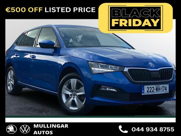 Skoda Scala Hatchback, Petrol, 2022, Blue
