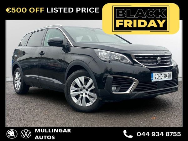 Peugeot 5008 MPV, Diesel, 2020, Black
