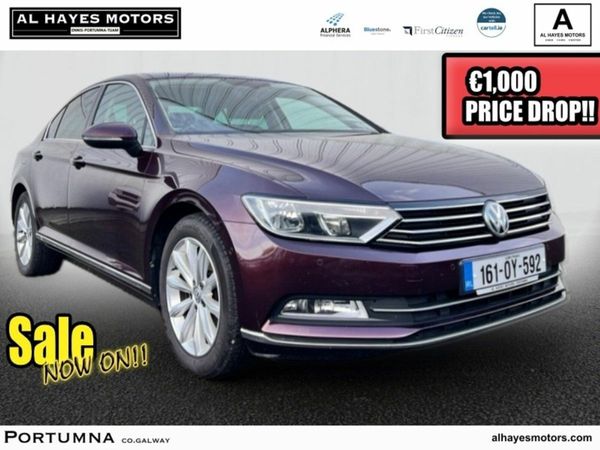 Volkswagen Passat Saloon, Diesel, 2016, Red