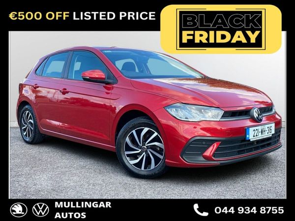 Volkswagen Polo Hatchback, Petrol, 2022, Red