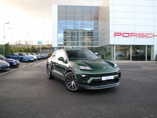 Porsche Macan SUV, Electric, 2025, Green