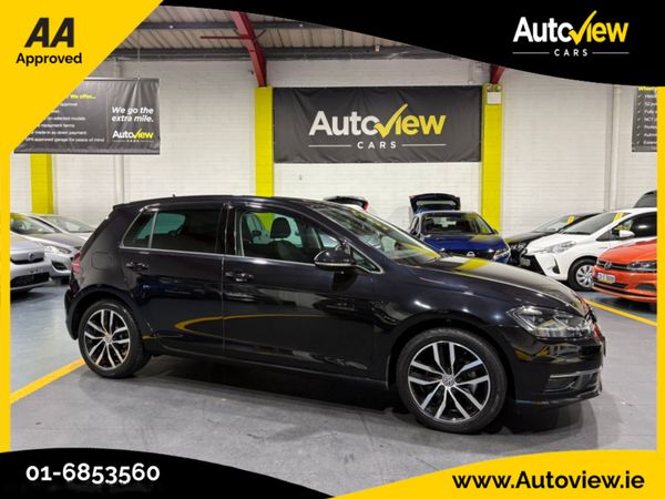Volkswagen Golf Hatchback, Petrol, 2018, Black