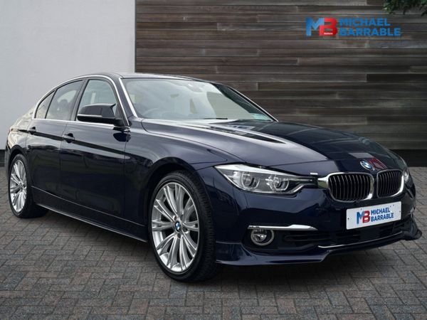 BMW 3-Series Saloon, Petrol Plug-in Hybrid, 2017, Blue