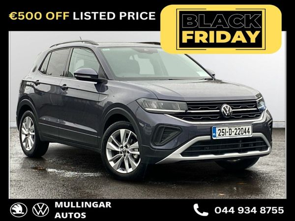 Volkswagen T-Cross SUV, Petrol, 2025, Grey
