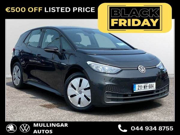 Volkswagen ID.3 Hatchback, Electric, 2021, Grey