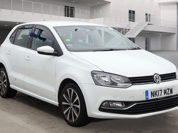 Volkswagen Polo Hatchback, Petrol, 2017, White