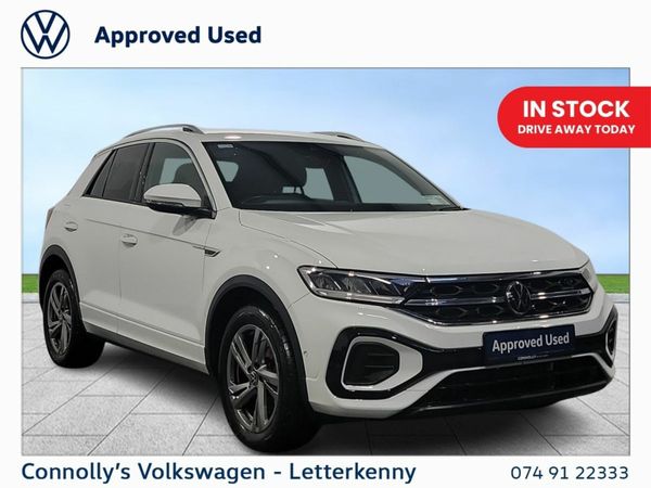 Volkswagen T-Roc SUV, Petrol, 2023, White
