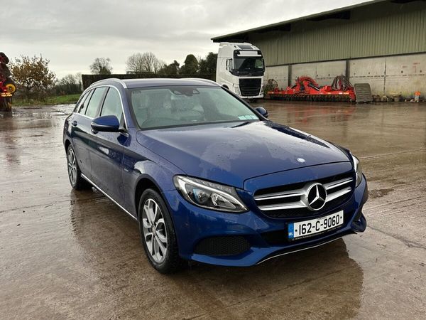 Mercedes-Benz C-Class Estate, Petrol Plug-in Hybrid, 2016, Blue