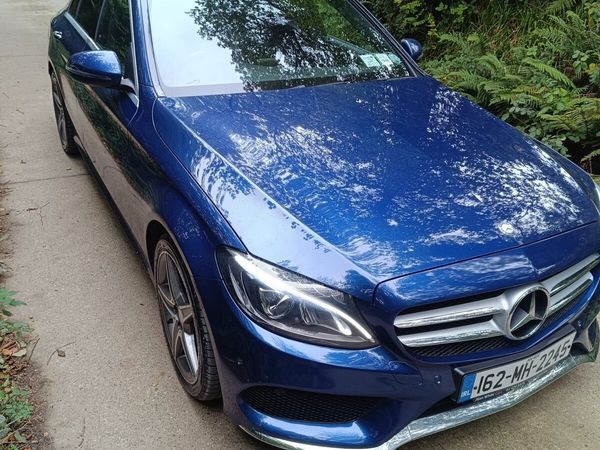 Mercedes-Benz C-Class Saloon, Petrol, 2016, Blue