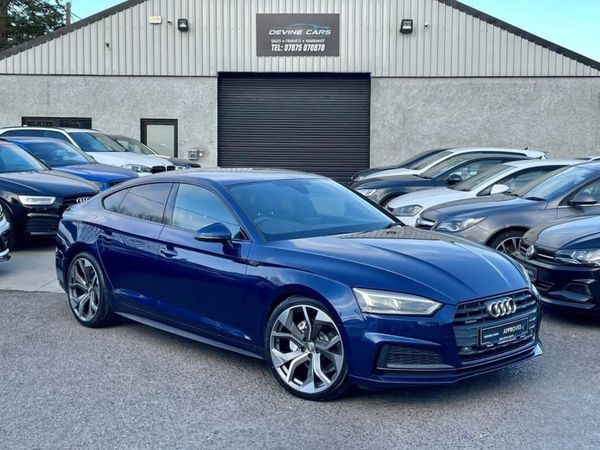 Audi A5 Hatchback, Diesel, 2017, Blue