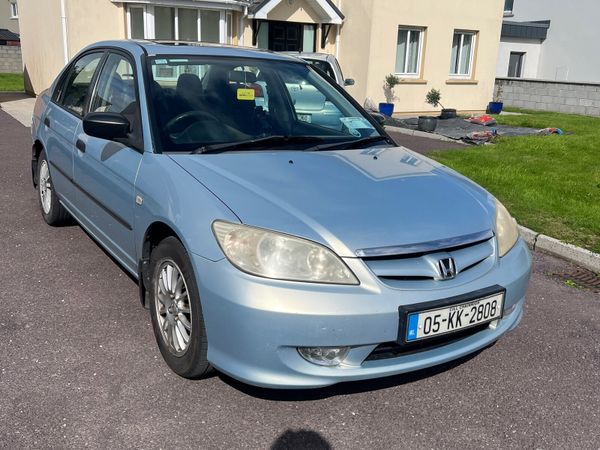 Honda Civic Saloon, Petrol, 2005, Silver
