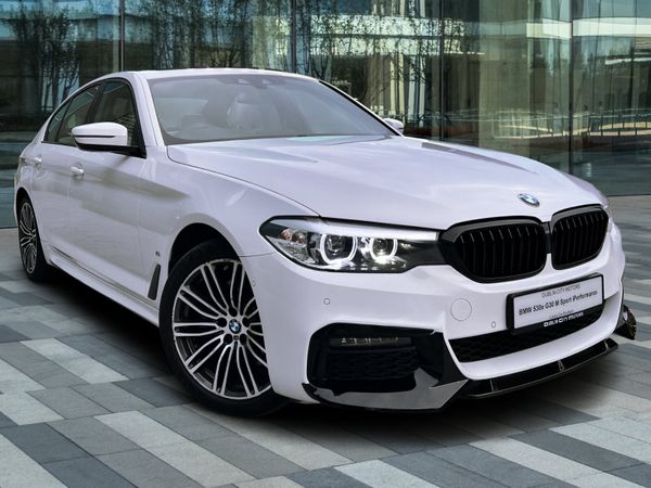 BMW 5-Series Saloon, Petrol Plug-in Hybrid, 2020, White