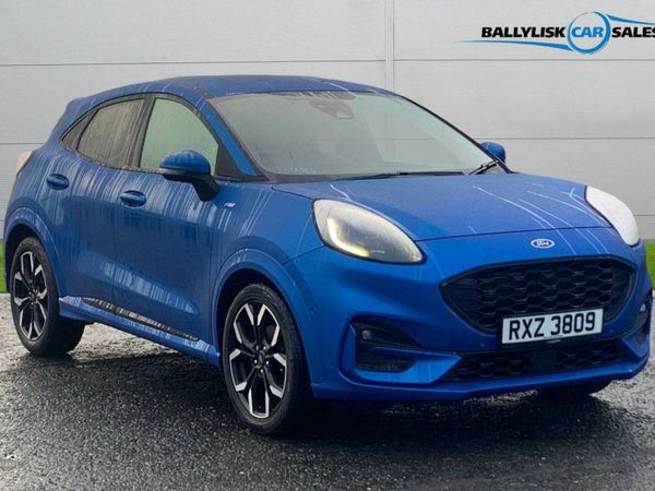 Ford Puma SUV, Petrol Hybrid, 2022, Blue