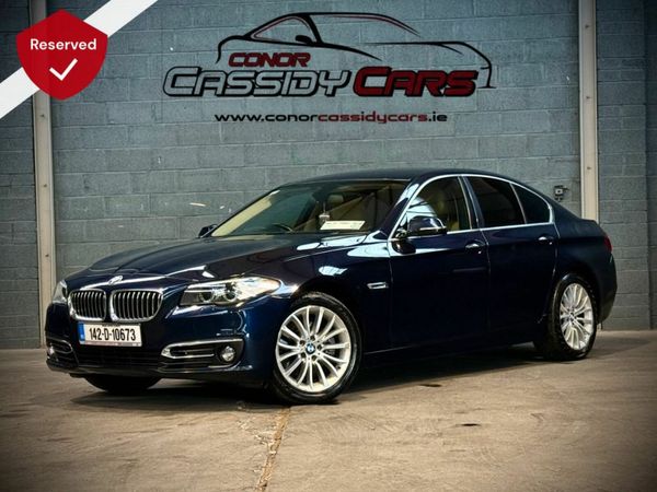 BMW 5-Series Saloon, Diesel, 2014, Blue