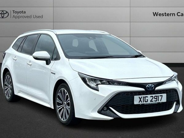 Toyota Corolla Estate, Petrol Hybrid, 2020, White