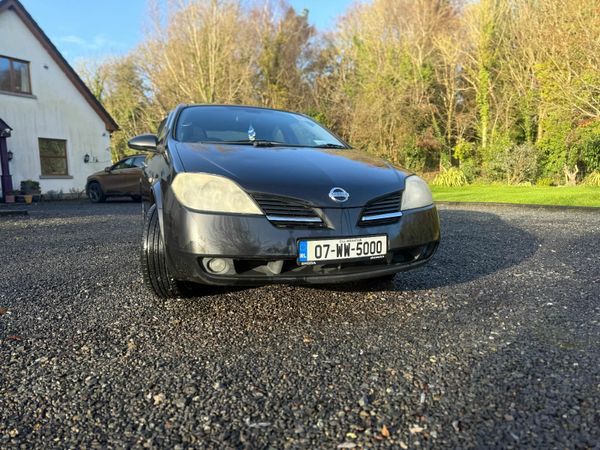 Nissan Primera Hatchback, Petrol, 2007, Black