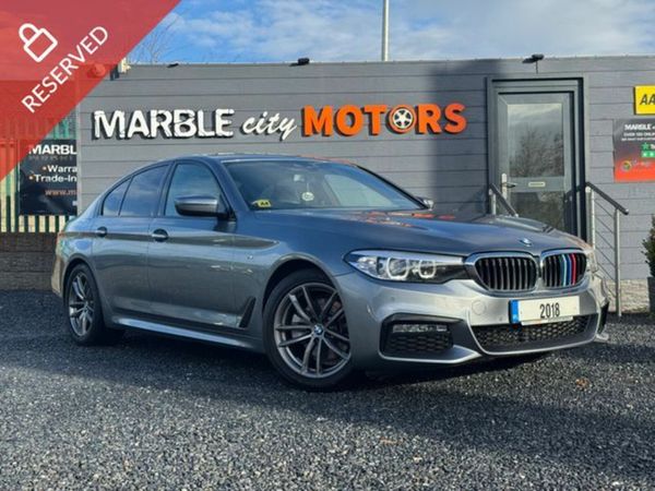 BMW 5-Series Saloon, Diesel, 2018, Blue