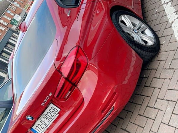 BMW 3-Series Saloon, Petrol Plug-in Hybrid, 2017, Red