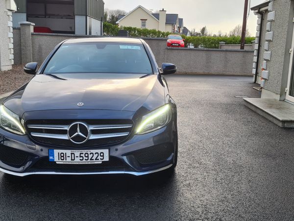 Mercedes-Benz C-Class Saloon, Diesel, 2018, Blue