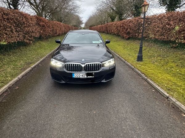 BMW 5-Series Saloon, Petrol Plug-in Hybrid, 2022, Black