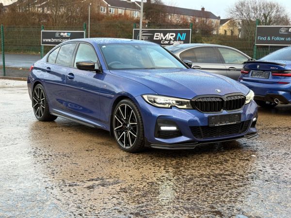 BMW 3-Series Saloon, Petrol Hybrid, 2019, Blue