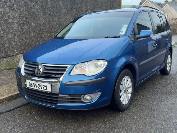 Volkswagen Touran MPV, Diesel, 2008, Blue