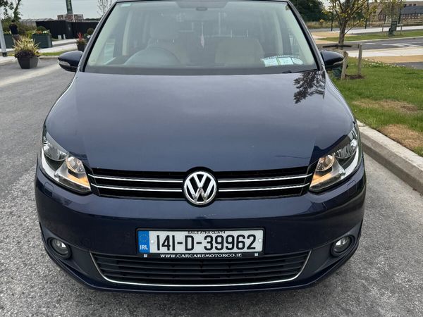 Volkswagen Touran MPV, Diesel, 2014, Blue