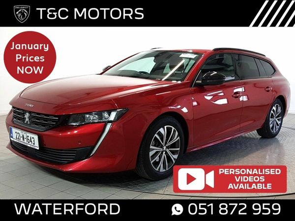 Peugeot 508 Estate, Diesel, 2022, Red