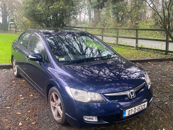Honda Civic Saloon, Petrol, 2007, Blue