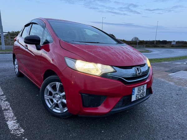 Honda Fit Hatchback, Petrol Hybrid, 2015, Red