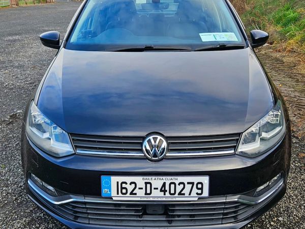 Volkswagen Polo Hatchback, Petrol, 2016, Black