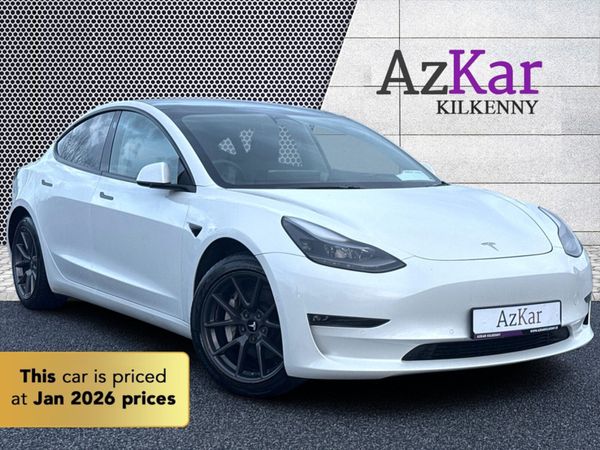 Tesla Model 3 Saloon, Electric, 2021, White