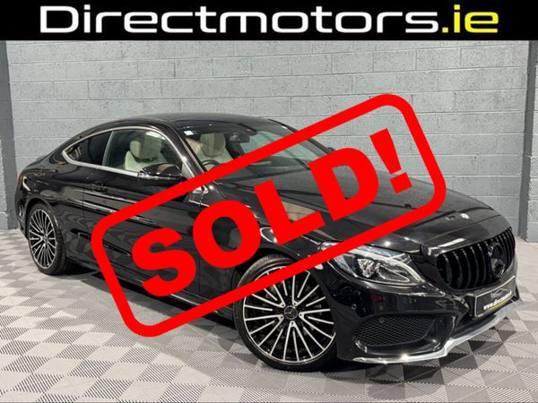 Mercedes-Benz C-Class Coupe, Diesel, 2017, Black