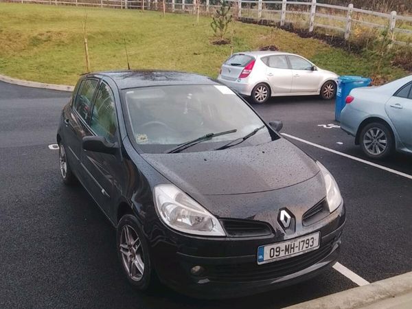 Renault Clio Hatchback, Ethanol Petrol, 2009, Black