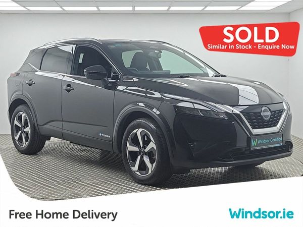 Nissan Qashqai MPV, Petrol Hybrid, 2024, Black