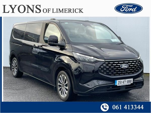 Ford Tourneo Custom MPV, Petrol Plug-in Hybrid, 2025, Black
