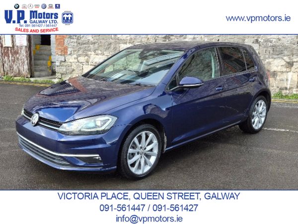 Volkswagen Golf Hatchback, Petrol, 2018, Blue