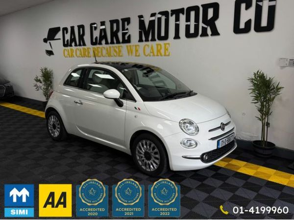 Fiat 500 Hatchback, Petrol, 2017, White