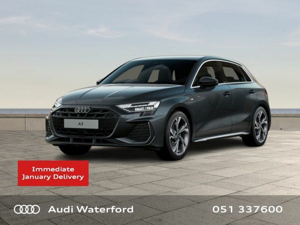 Audi A3 Hatchback, Petrol Plug-in Hybrid, 2026, Grey