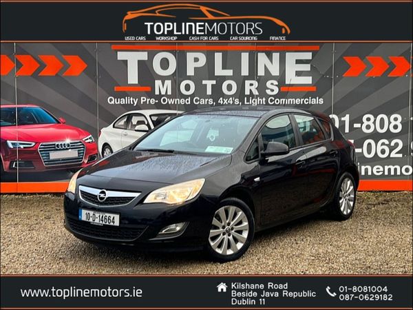 Opel Astra Hatchback, Petrol, 2010, Black