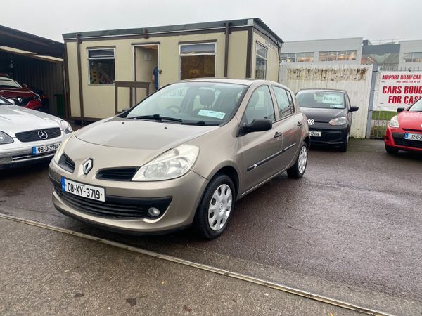 Renault Clio Hatchback, Ethanol Petrol, 2008, Gold