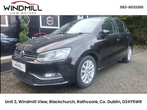 Volkswagen Polo Hatchback, Petrol, 2016, Black