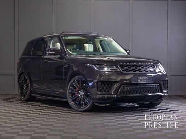 Land Rover Range Rover Sport SUV, Petrol Plug-in Hybrid, 2019, Black