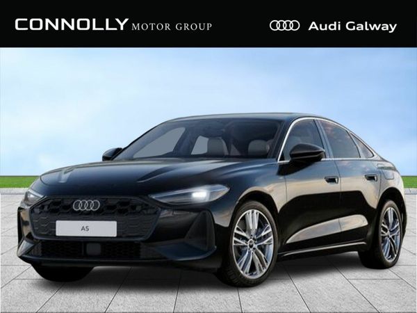 Audi A5 Saloon, Petrol Hybrid, 2026, Black