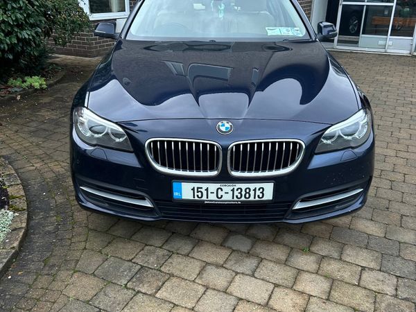 BMW 5-Series Saloon, Diesel, 2015, Blue