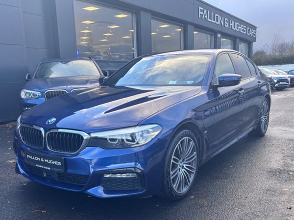 BMW 5-Series Saloon, Petrol Plug-in Hybrid, 2017, Blue