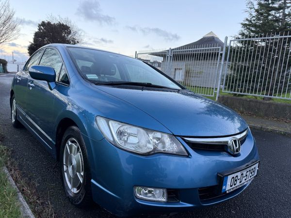 Honda Civic Saloon, Petrol Hybrid, 2008, Blue