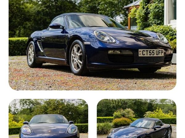 Porsche Boxster Convertible, Petrol, 2005, Blue