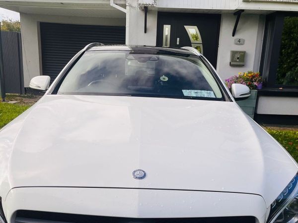 Mercedes-Benz C-Class Estate, Petrol Plug-in Hybrid, 2016, White