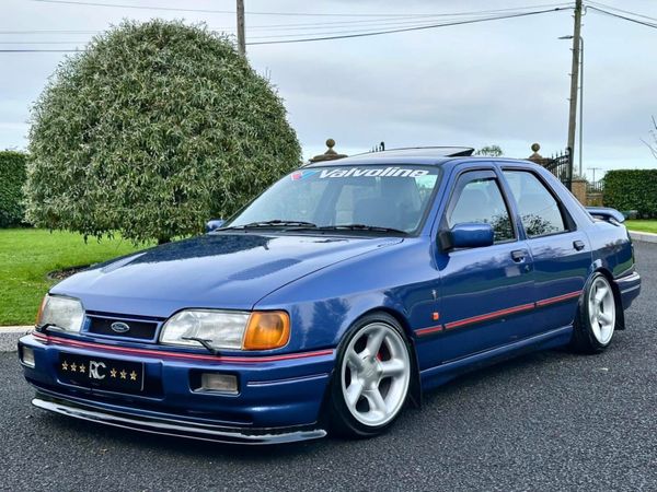 Ford Sierra Saloon, Petrol, 1990, Blue